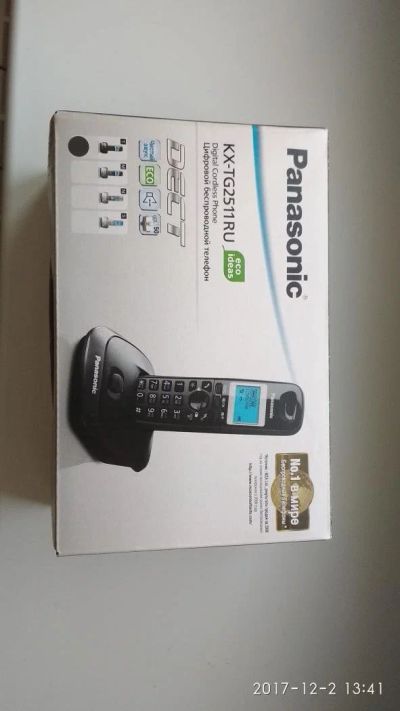 Лот: 10709651. Фото: 1. Телефон. Panasonic kxtg2511ru. DECT и радиотелефоны