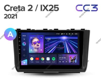 Лот: 20758656. Фото: 1. Магнитола Teyes CC3L Hyundai Creta... Автомагнитолы