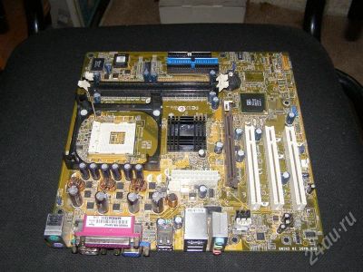 Лот: 360751. Фото: 1. ASUS P4S800-MX Неисправна. Материнские платы