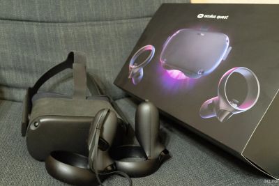 Лот: 16518020. Фото: 1. Oculus Quest 128Gb. Очки, шлемы виртуальной реальности