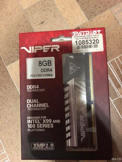 Лот: 12819504. Фото: 1. Оперативная память DDR4 Patriot... Оперативная память