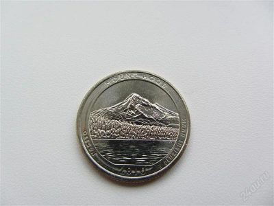 Лот: 2108923. Фото: 1. США 25 центов 2010г Национальный... Америка