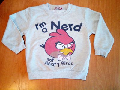 Лот: 10034607. Фото: 1. свитшот для мальчика Angry Birds... Свитера, худи, толстовки