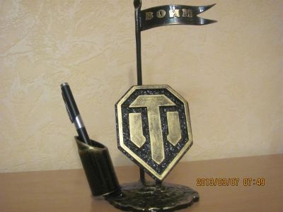 Лот: 3797993. Фото: 1. Воин от World of Tanks металл... Сувенирные наборы