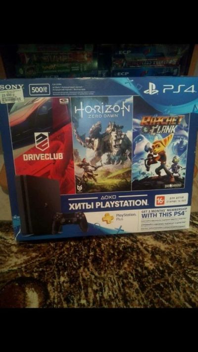 Лот: 10085235. Фото: 1. Sony Playstation 4 Slim 500gb. Игровые приставки, консоли