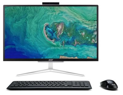 Лот: 16262845. Фото: 1. Моноблок Acer Aspire C22-820 серебристый... Моноблоки