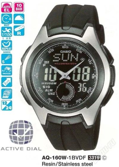Лот: 2698566. Фото: 1. Часы Casio AQ-160W-1BVEF новые... Оригинальные наручные часы