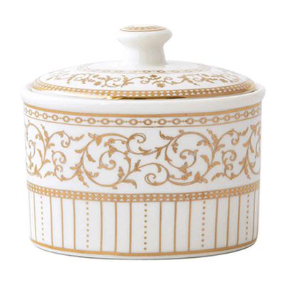 Лот: 25091231. Фото: 1. Сахарница Pozzi Milano 1876 Golden. Предметы сервировки