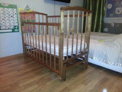 Лот: 5483303. Фото: 1. Детская кроватка. Детские кровати и кроватки