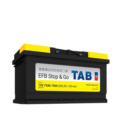Лот: 25722192. Фото: 1. TAB EFB STOP&GO 75 обр (LB4.0... Аккумуляторы