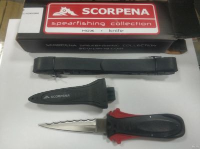 Лот: 17672674. Фото: 1. Нож для подводной охоты Scorpena... Дайвинг, подводная охота