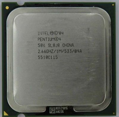 Лот: 24391365. Фото: 1. Pentium 4 506 процессор (2,66... Процессоры