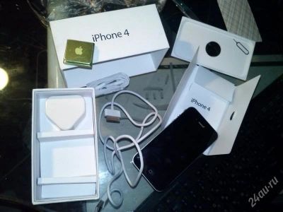 Лот: 2464303. Фото: 1. Apple Iphone 4 16gb Black идеальный... Смартфоны