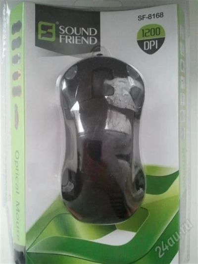 Лот: 2565176. Фото: 1. МЫШЬ - АВТО SOUND FRIEND SF-8168... Клавиатуры и мыши