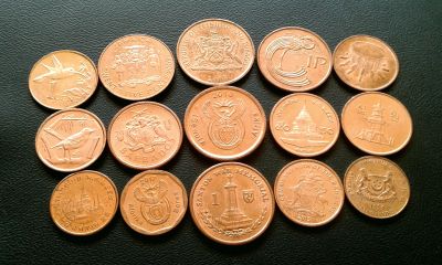 Лот: 19285460. Фото: 1. 15 иностранных монет - одним лотом... Азия