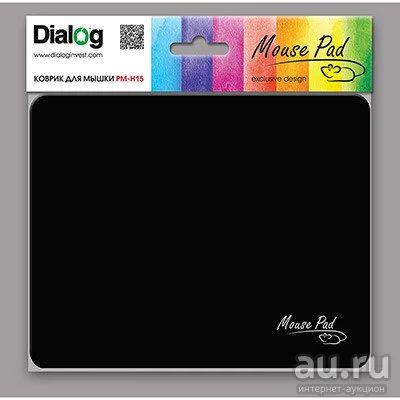 Лот: 5693964. Фото: 1. Коврик для мыши PM-H15 black Dialog... Коврики