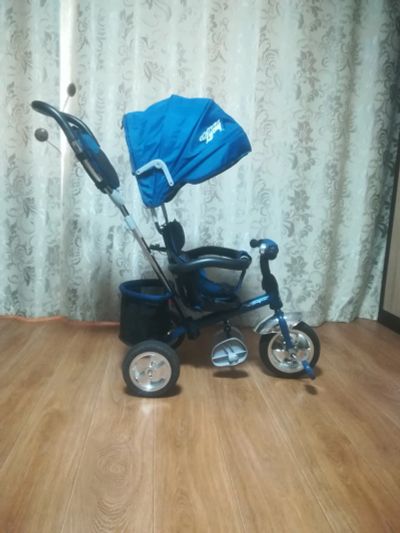 Лот: 16343009. Фото: 1. Велосипед 3х колесный с родительской... Красноярск