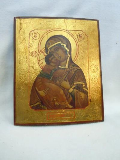 Лот: 25737355. Фото: 1. "Владимирская икона Божией Матери... Иконы
