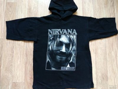 Лот: 8096189. Фото: 1. Толстовка Курт Кобейн (Kurt Cobain... Свитеры, толстовки, худи