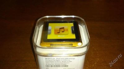 Лот: 2161051. Фото: 1. Ipod Nano 6 Orange. Плееры