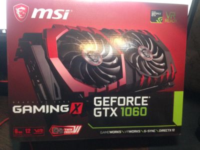 Лот: 13214448. Фото: 1. Видеокатра msi GTX 1060 x 6Gb... Видеокарты