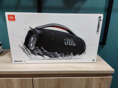 Лот: 20826032. Фото: 1. Колонка JBL BoomBox 3 Black Новая... Портативные, беспроводные колонки