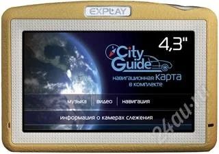 Лот: 1398272. Фото: 1. GPS Навигатор Explay PN-375+подставка... Видеорегистраторы,  радар-детекторы, системы парковки