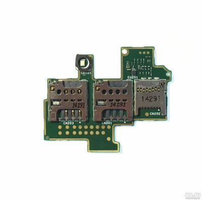 Лот: 11696112. Фото: 1. Коннектор SIM/MMC Sony Xperia... Шлейфы, разъёмы