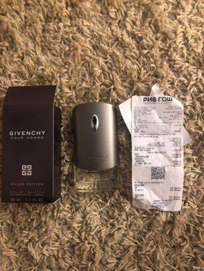 Лот: 15492205. Фото: 1. Givenchy Silver edition 50 ml... Мужская парфюмерия
