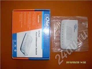 Лот: 292860. Фото: 1. Fast Ethernet Switch (8-port CSH-800... Другое (компьютеры, оргтехника, канцтовары)