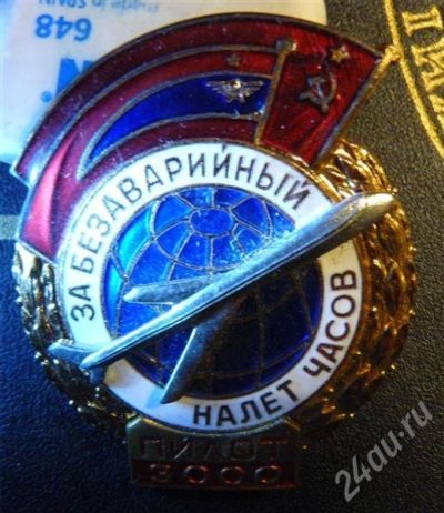 Лот: 422906. Фото: 1. 3000 часов пилот, номерной. Другое (значки, медали, жетоны)