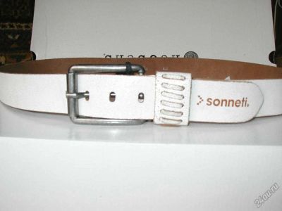 Лот: 5936779. Фото: 1. Ремень кожа Sonneti Англия р.38... Ремни, пояса