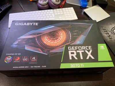 Лот: 19481043. Фото: 1. 3070 Ti Gigabyte Gaming OC новая... Видеокарты