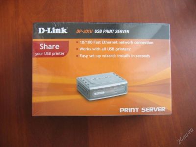 Лот: 85822. Фото: 1. Принт-сервер D-link DP301U. Другое (компьютеры, оргтехника, канцтовары)