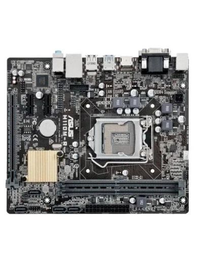 Лот: 12169337. Фото: 1. Материнская плата Asus H110M-R... Материнские платы