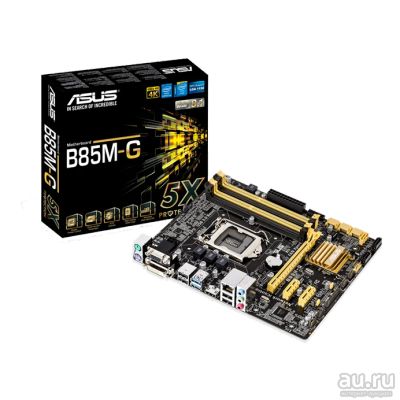 Лот: 17999508. Фото: 1. Материнская плата ASUS B85M-G... Материнские платы