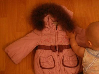 Лот: 600150. Фото: 1. зимняя куртка +комбез на девочку... Другое (дети растут)