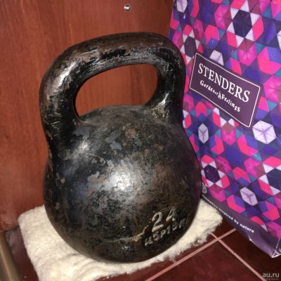 Лот: 14782235. Фото: 1. Гиря, 24 кг. Гири