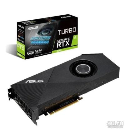 Лот: 18494767. Фото: 1. Видеокарта ASUS 2060 RTX Turbo. Видеокарты