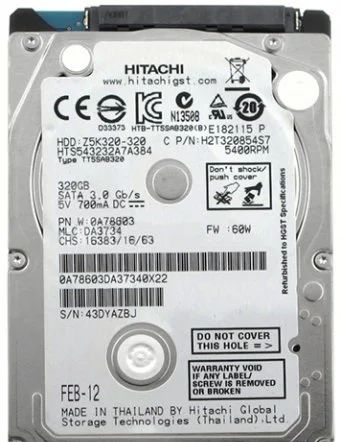 Лот: 5354478. Фото: 1. Жесткий диск Hitachi 320G. Жёсткие диски (HDD)