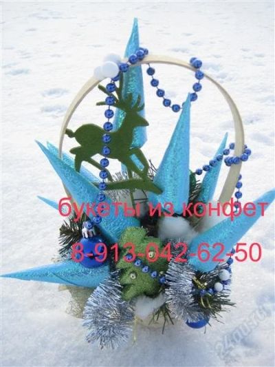 Лот: 1412100. Фото: 1. Букеты из конфет на новый год. Красноярск