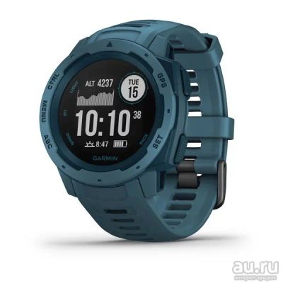 Лот: 15260164. Фото: 1. Garmin Instinct Lakeside Blue... Оригинальные наручные часы