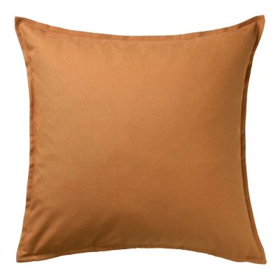 Лот: 18689356. Фото: 1. Чехол на подушку, коричнево-желтый... Другое (домашний текстиль)