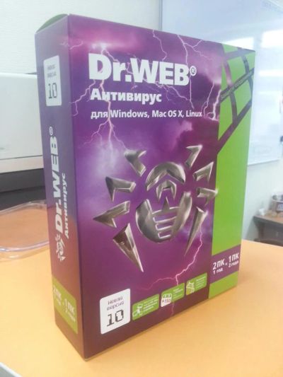 Лот: 6528401. Фото: 1. Антивирус Dr.WEB новая версия... Системные