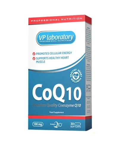 Лот: 10611079. Фото: 1. CoQ10 100мг, 30кап (VP Laboratory... Спортивное питание, витамины