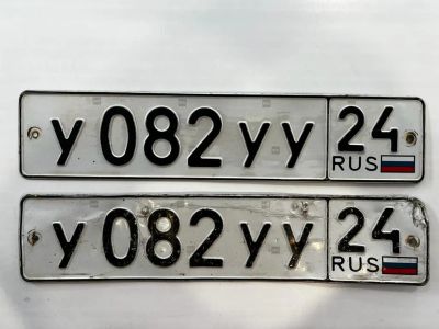 Лот: 21136388. Фото: 1. гос номер У 082 УУ 24. УУУ. Госномера
