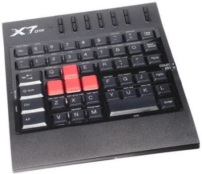 Лот: 10211996. Фото: 1. Игровая клавиатура A4 Tech X7-G100. Клавиатуры и мыши