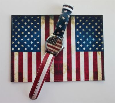 Лот: 3296047. Фото: 1. Кожаная обложка для паспорта America... Другое (аксессуары)