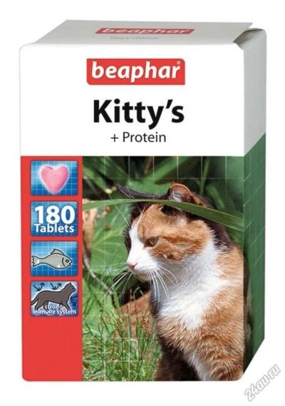 Лот: 5689278. Фото: 1. Пищевая добавка Beaphar Kitty... Косметика для животных