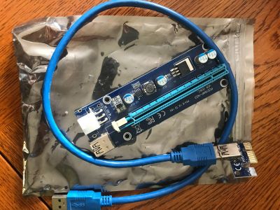 Лот: 17149080. Фото: 1. Райзер PCI Express 1x to 16x Riser... Платы расширения, контроллеры, доп. порты